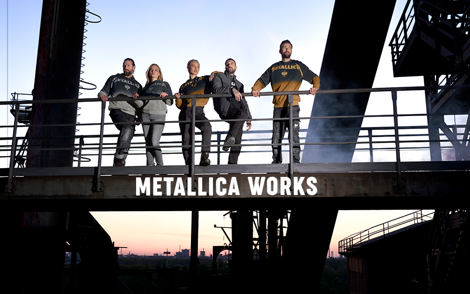 Metallica cotton hoodie, ladies' black/granite